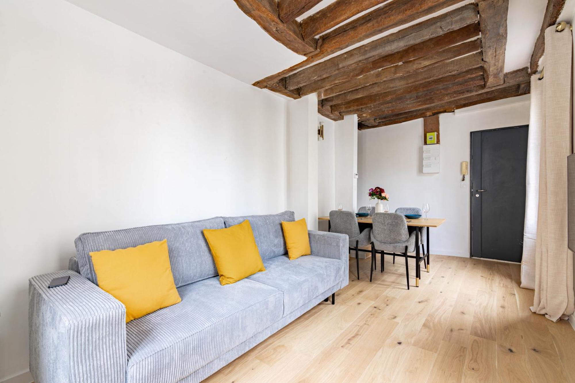Appartement Quartier Fontaine Chatelet Les Halles Free Netflix Париж Екстер'єр фото
