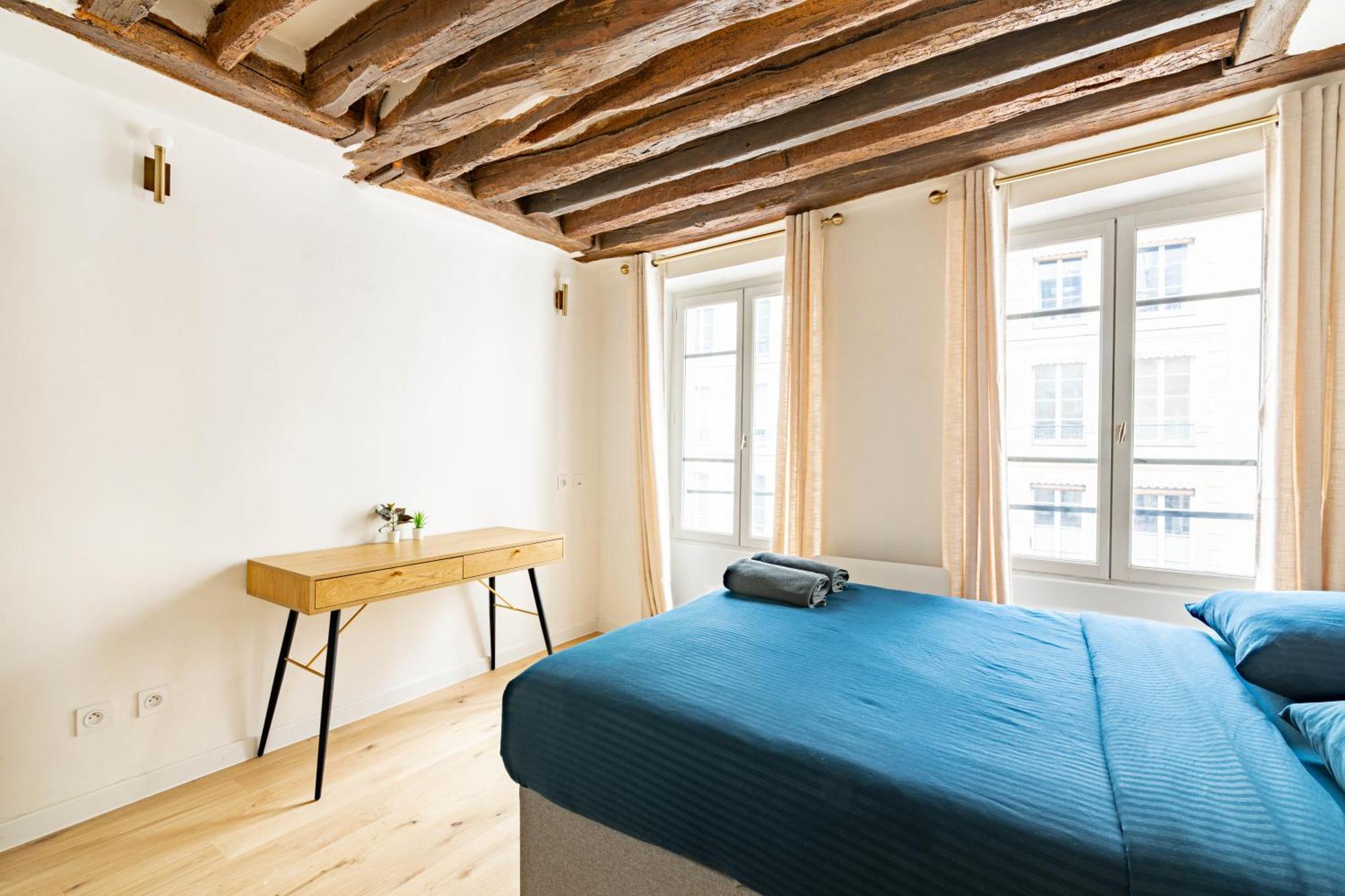 Appartement Quartier Fontaine Chatelet Les Halles Free Netflix Париж Екстер'єр фото