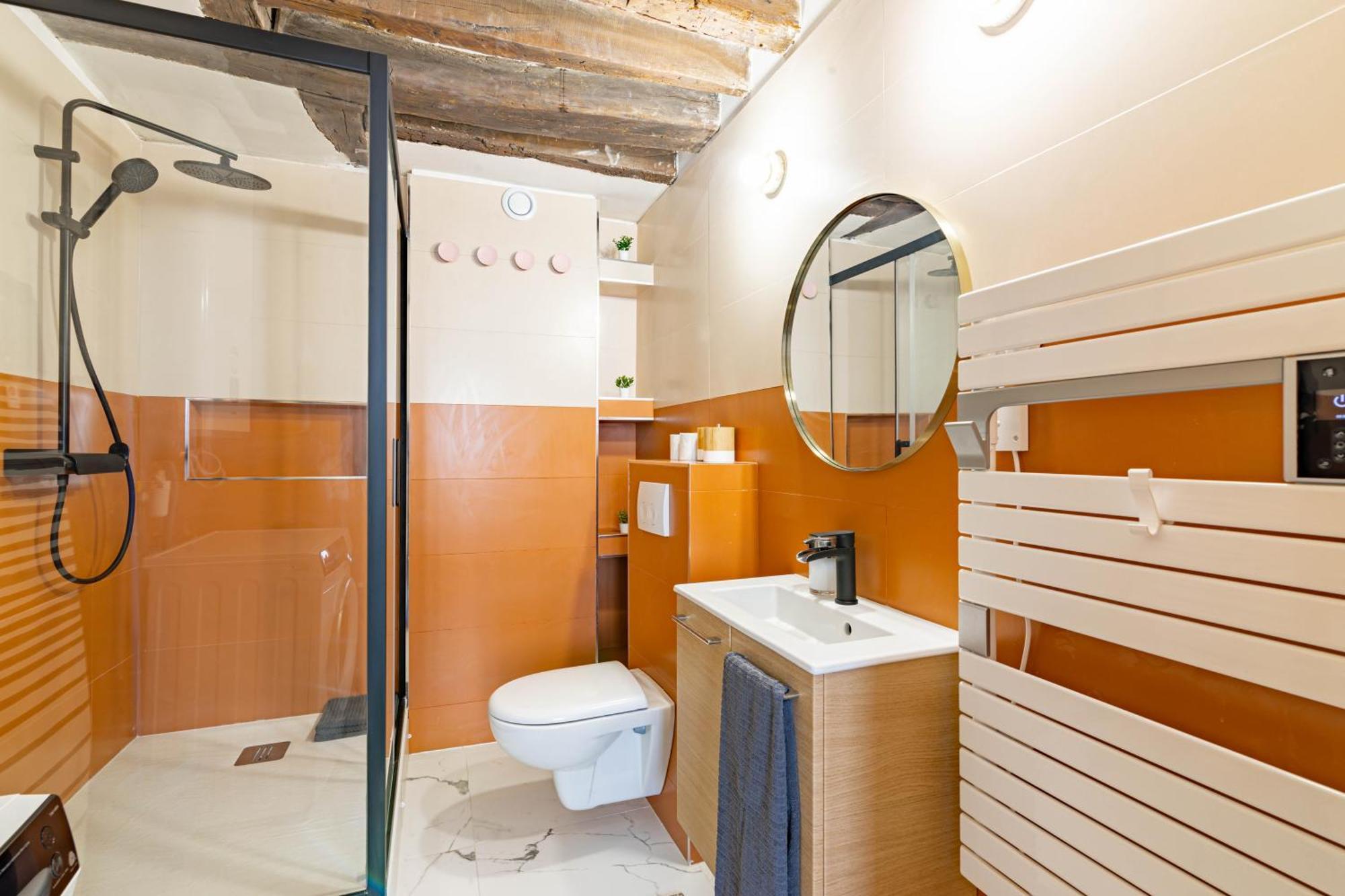 Appartement Quartier Fontaine Chatelet Les Halles Free Netflix Париж Екстер'єр фото