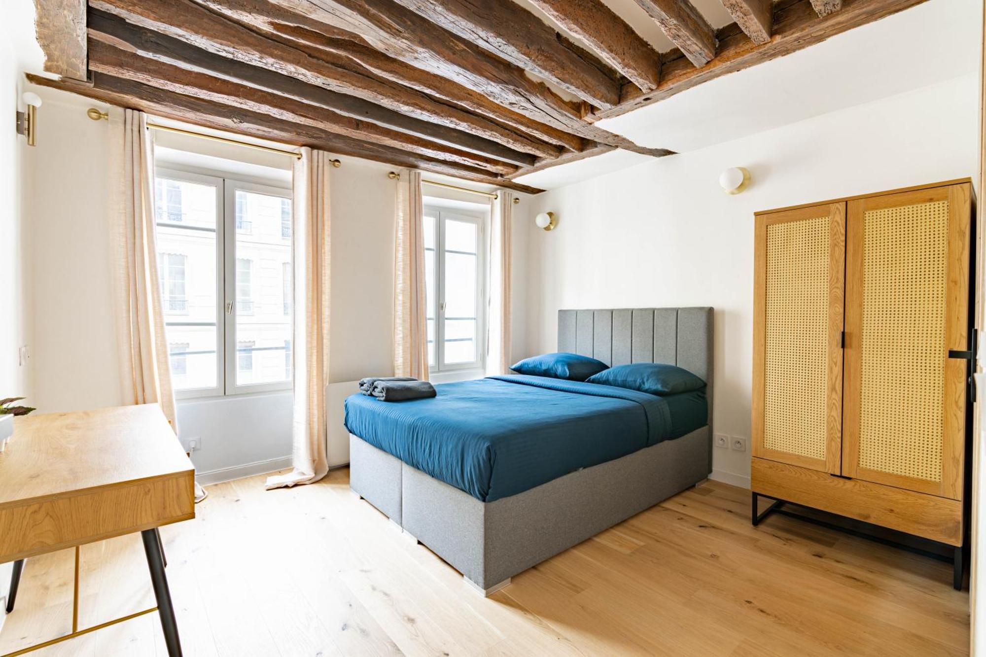 Appartement Quartier Fontaine Chatelet Les Halles Free Netflix Париж Екстер'єр фото