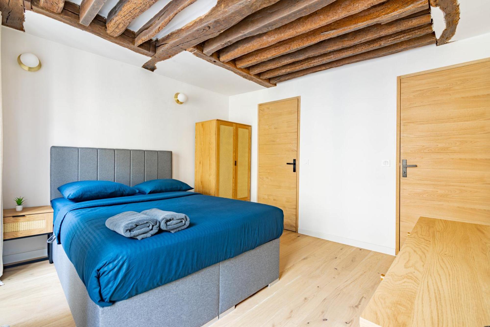 Appartement Quartier Fontaine Chatelet Les Halles Free Netflix Париж Екстер'єр фото